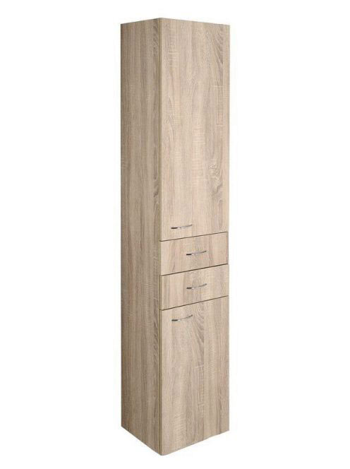 Aqualine Zoja állószekrény fiókkal 35x184x29 cm platina tölg