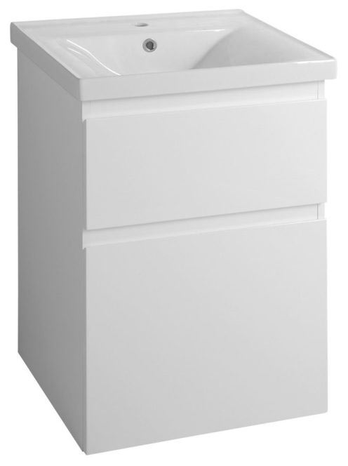 Aqualine Altair 2 fiókos fali mosdótartó szekrény 51,8x45,2