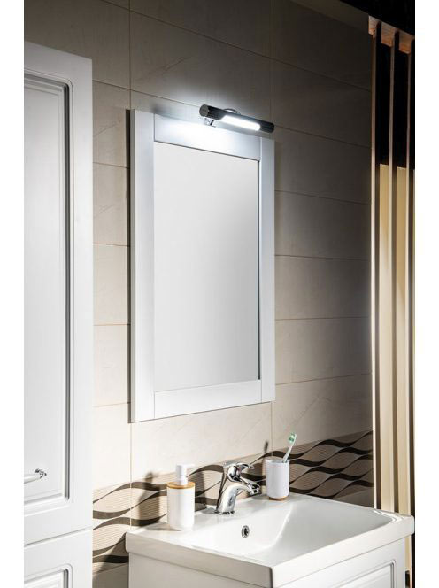 Aqualine Favolo keretes tükör, 60x80 cm, matt fehér FV060 -