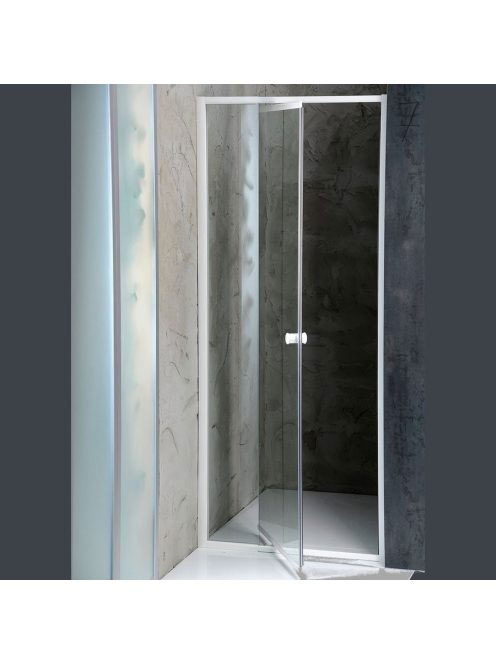 Aqualine Amico Univerzális zuhanyajtó 100x185 cm, átlátszó ü