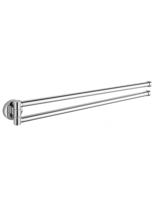 Aqualine Samba dupla törölközőtartó 47 cm, króm SB121 - Fürd