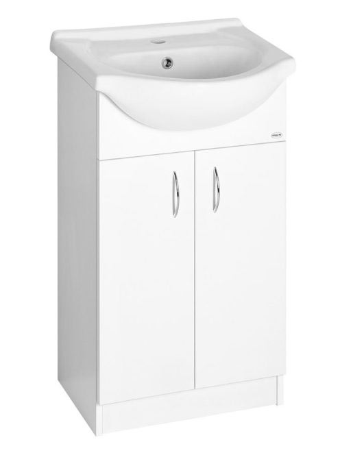 Aqualine Simplex Eco 50 álló mosdótartó szekrény mosdóval 47