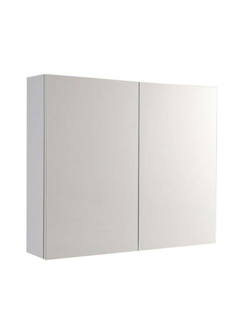 Aqualine VEGA tükrös szekrény, 80x70x18 cm, fehér, VG080 - F