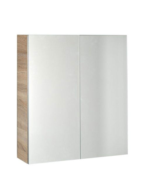 Aqualine Vega tükrös szekrény 80x70x18 cm, platinatölgy VG88