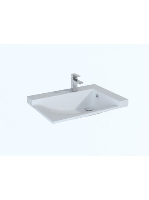 Arezzo design Metis akril mosdó, matt fehér 70 cm AR-145570