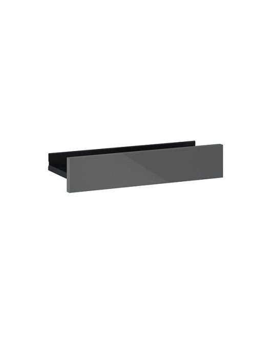 Arezzo design univerzális polc 40 cm, magasfényű antracit AR
