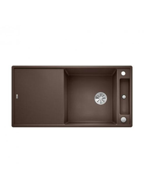 BLANCO Axia III XL 6 S-F Silgránit mosogató excenterrel, üve