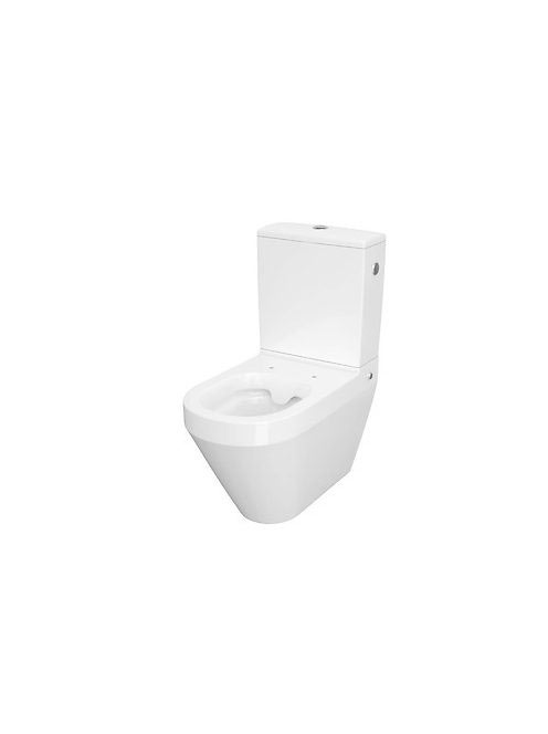 Cersanit Crea ovális perem nélküli monoblokk WC K114-023 - F