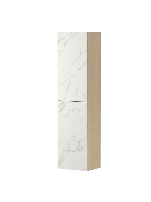 Cersanit Inverto Calacatta 2 ajtós magas szekrény 40x159 cm,
