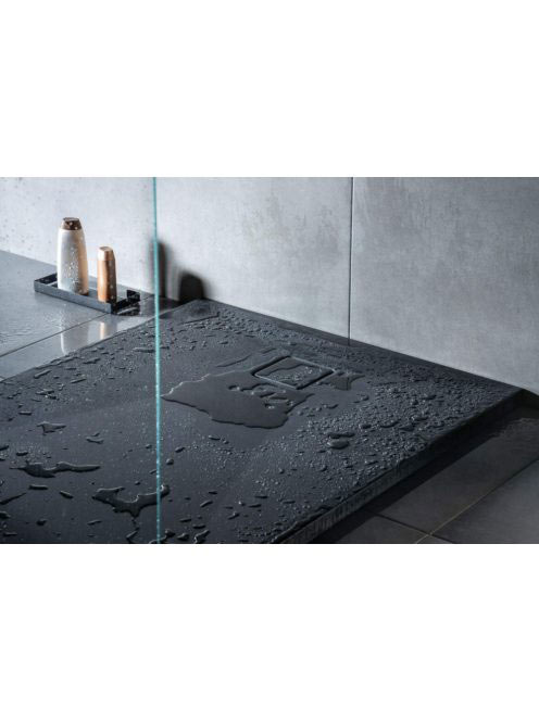Deante Corro Nero, fekete zuhanytálca 90X90 cm KQR N41B - Fü