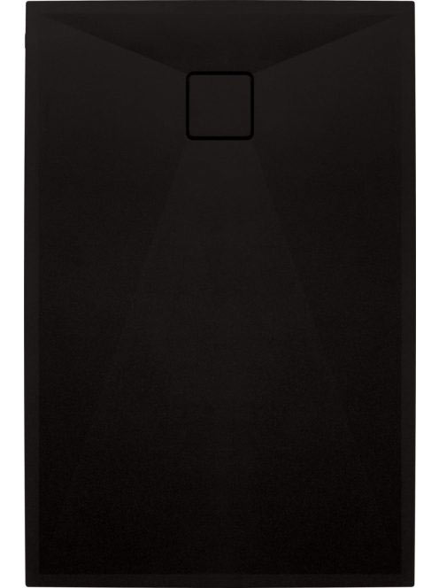 Deante Corro Nero, fekete zuhanytálca 100X90 cm KQR_N45B - F