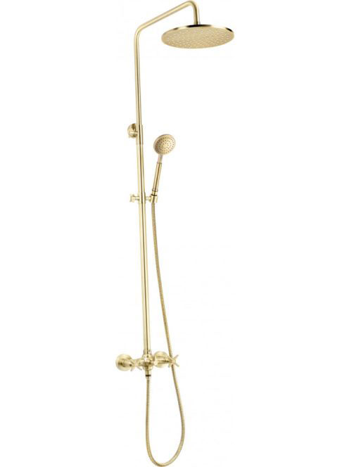 Deante Temisto zuhanyrendszer csapteleppel, bronz NAC M4QT -
