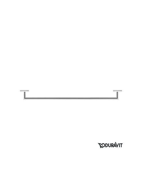 Duravit Karree törölközőtartó 80 cm, króm 0099601000 - Fürdő