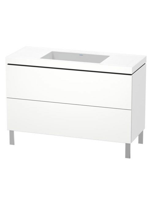 Duravit L-Cube c-bonded alsószekrény Vero Air kerámia mosdóv