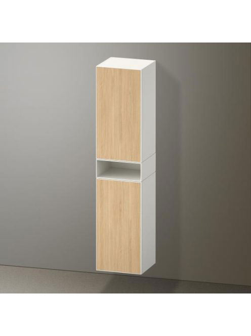 Duravit Zencha magas szekrény 176x40 cm, balos, natur tölgy/