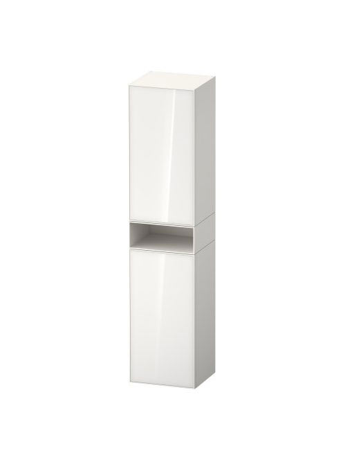 Duravit Zencha magas szekrény 176x40 cm, jobbos, fehér üveg/