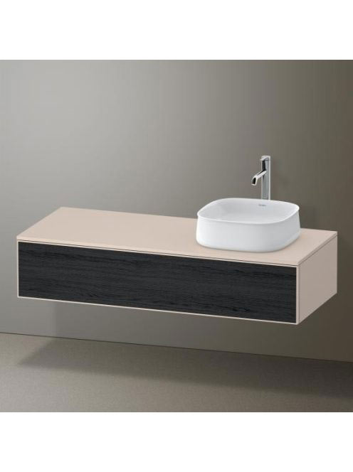 Duravit Zencha jobbos alsószekrény 130, tölgy fiókrendezővel