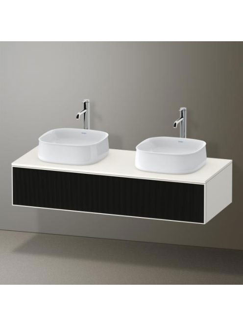 Duravit Zencha fiókos alsószekrény 130, tölgy fiókrendezővel