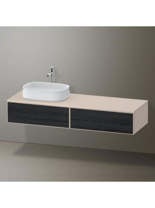 Duravit Zencha balos alsószekrény 160, tölgy fiókrendezővel,