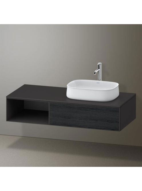 Duravit Zencha jobbos alsószekrény 130, tölgy fiókrendezővel