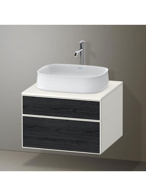 Duravit Zencha alsószekrény 65, tölgy fiókrendezővel, fekete