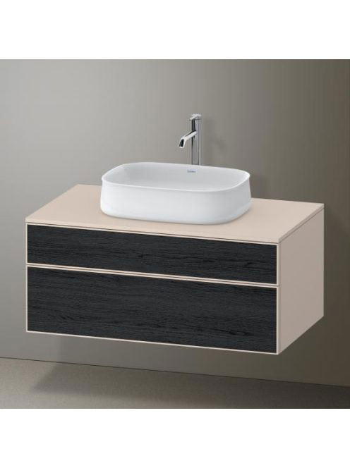 Duravit Zencha alsószekrény 100, tölgy fiókrendezővel, feket