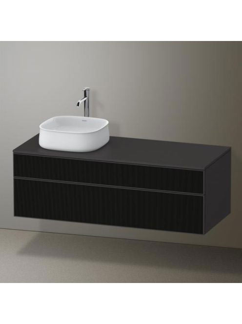 Duravit Zencha balos alsószekrény 130, tölgy fiókrendezővel,