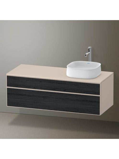 Duravit Zencha jobbos alsószekrény 130, tölgy fiókrendezővel