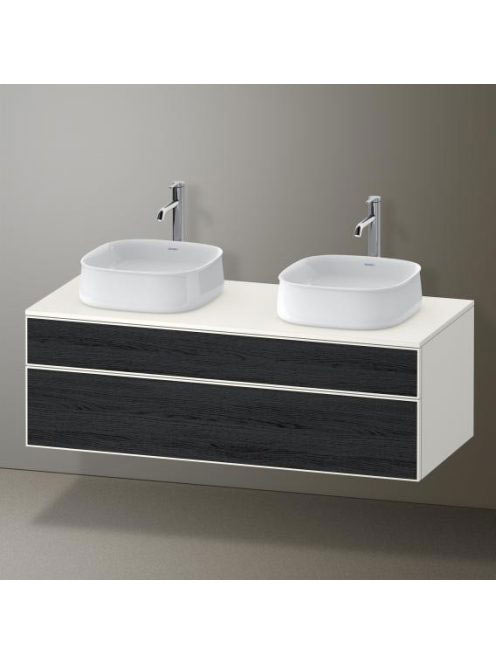 Duravit Zencha alsószekrény 130, dió fiókrendezővel, fekete