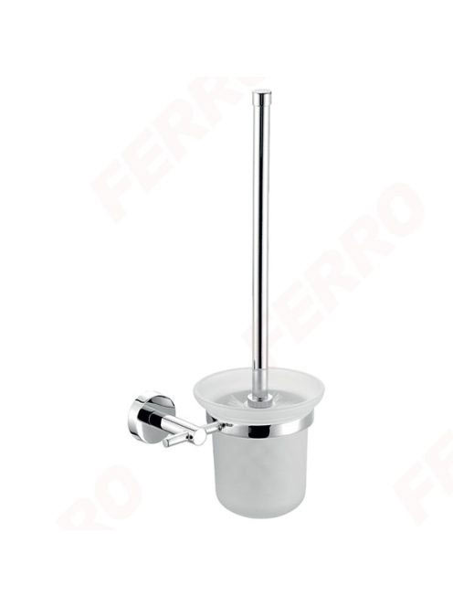 Ferro Mephisto WC kefe tartóval, króm 6833,0 - Fürdőszoba -