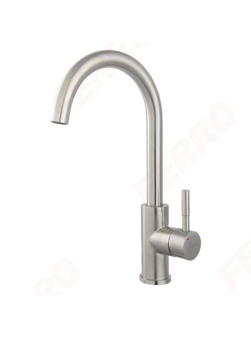 Ferro Camira Inox konyhai csaptelep, rozsdamentes acél BCR4