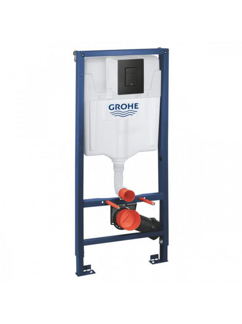 Grohe QuickFix Solido 3 az 1-ben WC-szett tartállyal, fekete