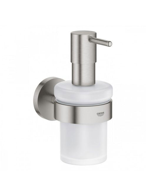 Grohe Essentials szappanadagoló tartókonzollal, rozsdamentes