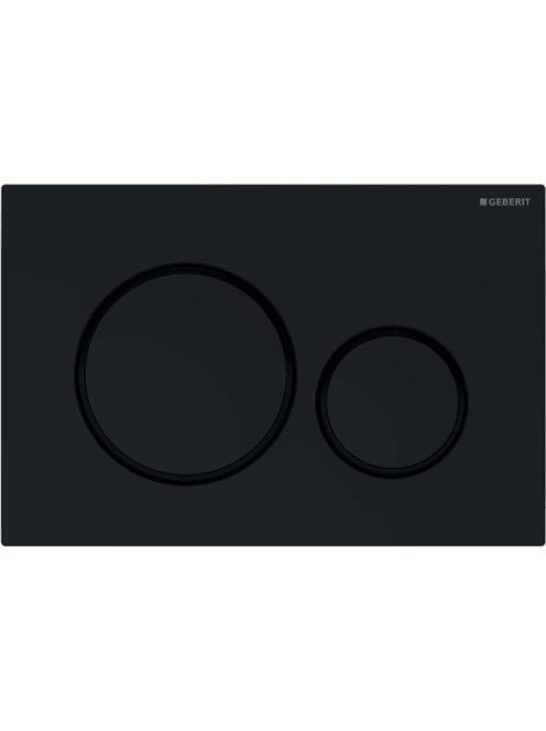 Geberit Sigma20 nyomólap fényes fekete/matt fekete 115.882.D