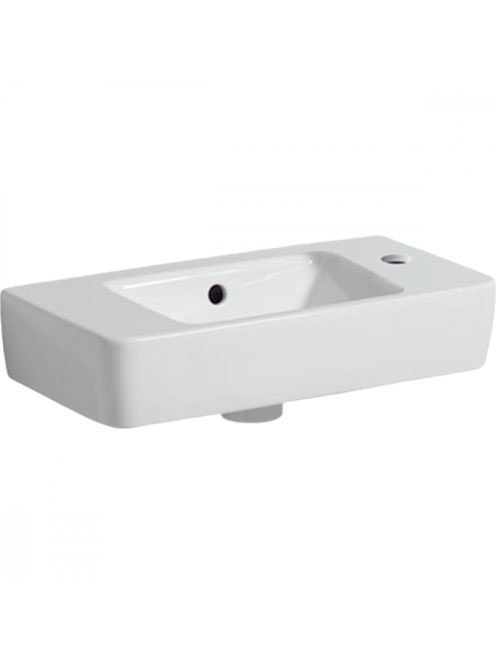 Geberit Selnova Compact jobbos kézmosó 50x25 cm túlfolyóval,