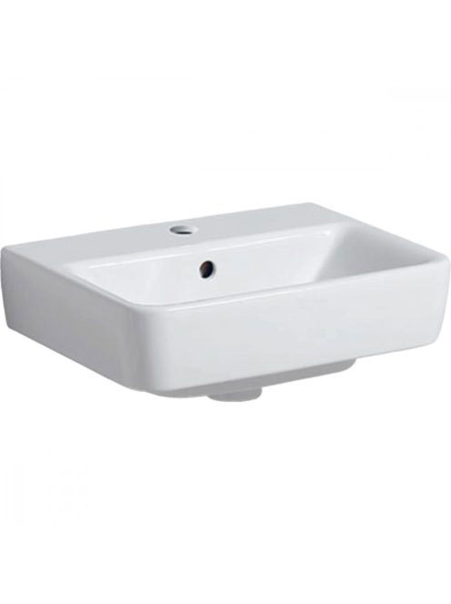 Geberit Selnova Compact kézmosó 45x34 cm túlfolyóval, fehér