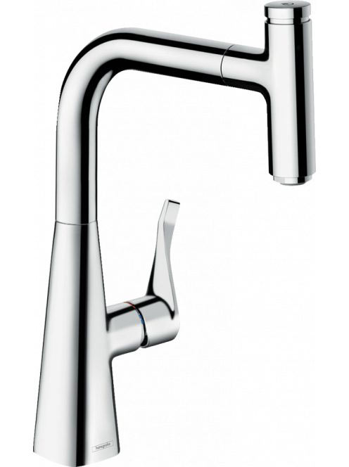 Hansgrohe Metris Select króm konyhai csaptelep 240, kihúzhat