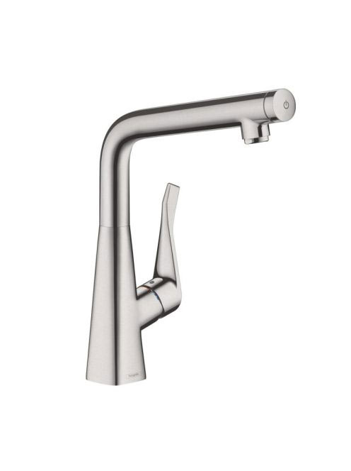 Hansgrohe Metris Select M71 rozsdamentes acél hatású konyhai