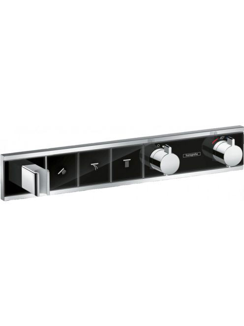 Hansgrohe RainSelect fekete/króm zuhanycsaptelep 3 fogyasztó