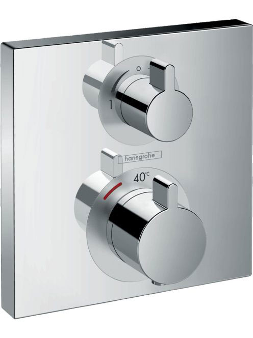 Hansgrohe Ecostat Square falsík alatti termosztátos csaptele