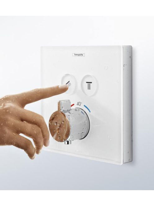 Hansgrohe ShowerSelect Glass termosztátos csaptelep színkész