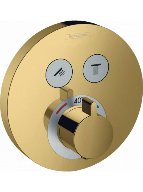 Hansgrohe ShowerSelect S polírozott arany hatású termosztáto
