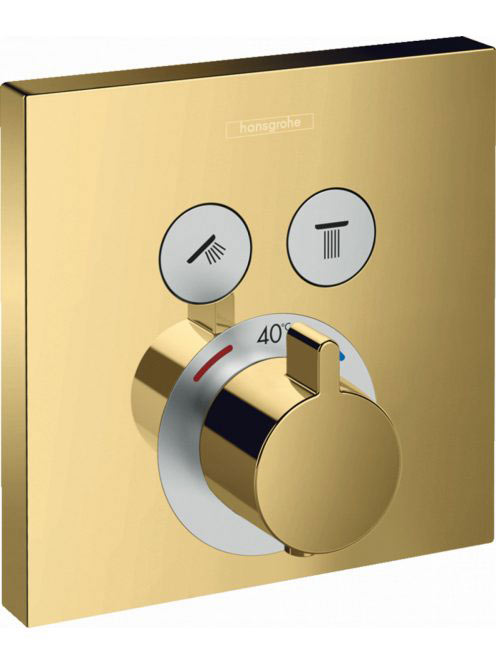Hansgrohe ShowerSelect 2 fogyasztós polírozott arany hatású