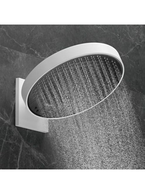 Hansgrohe Rainfinity 360 3jet, matt fehér fejzuhany fali csa