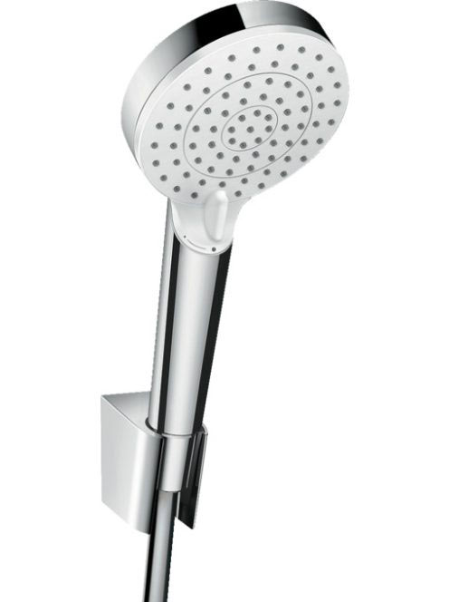 Hansgrohe Crometta 100 Zuhanytartó szett króm/fehér 26693400