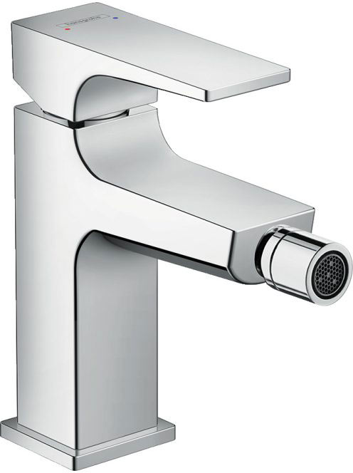 Hansgrohe Metropol bidécsaptelep push-open lefolyóval króm 3