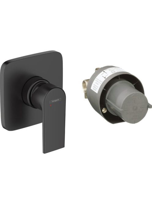 Hansgrohe Vernis Shape rejtett zuhany csaptelep, matt fekete