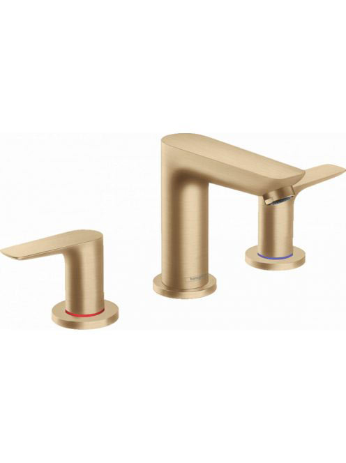 Hansgrohe Talis E szálcsiszolt bronz 3-lyukú mosdócsaptelep
