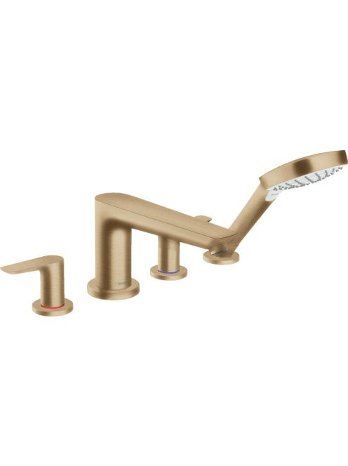 Hansgrohe Talis E 4-lyukú szálcsiszolt bronz kádcsaptelep 71