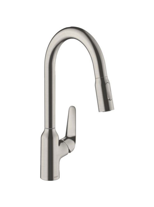 Hansgrohe Focus M42 rozsdamentes acél hatású konyhai csaptel